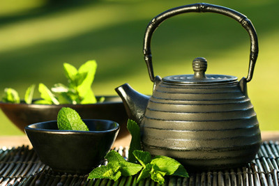 进入龙井茶产地 优越自然环境